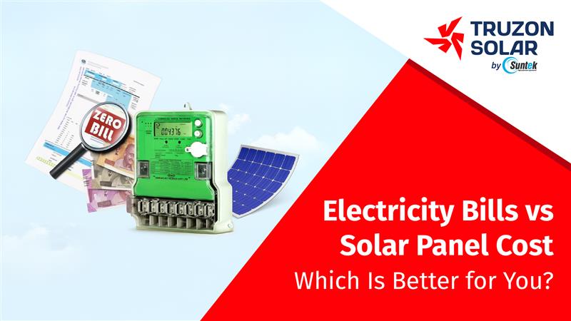 Solar Panel Cost vs Electricity Bills in India