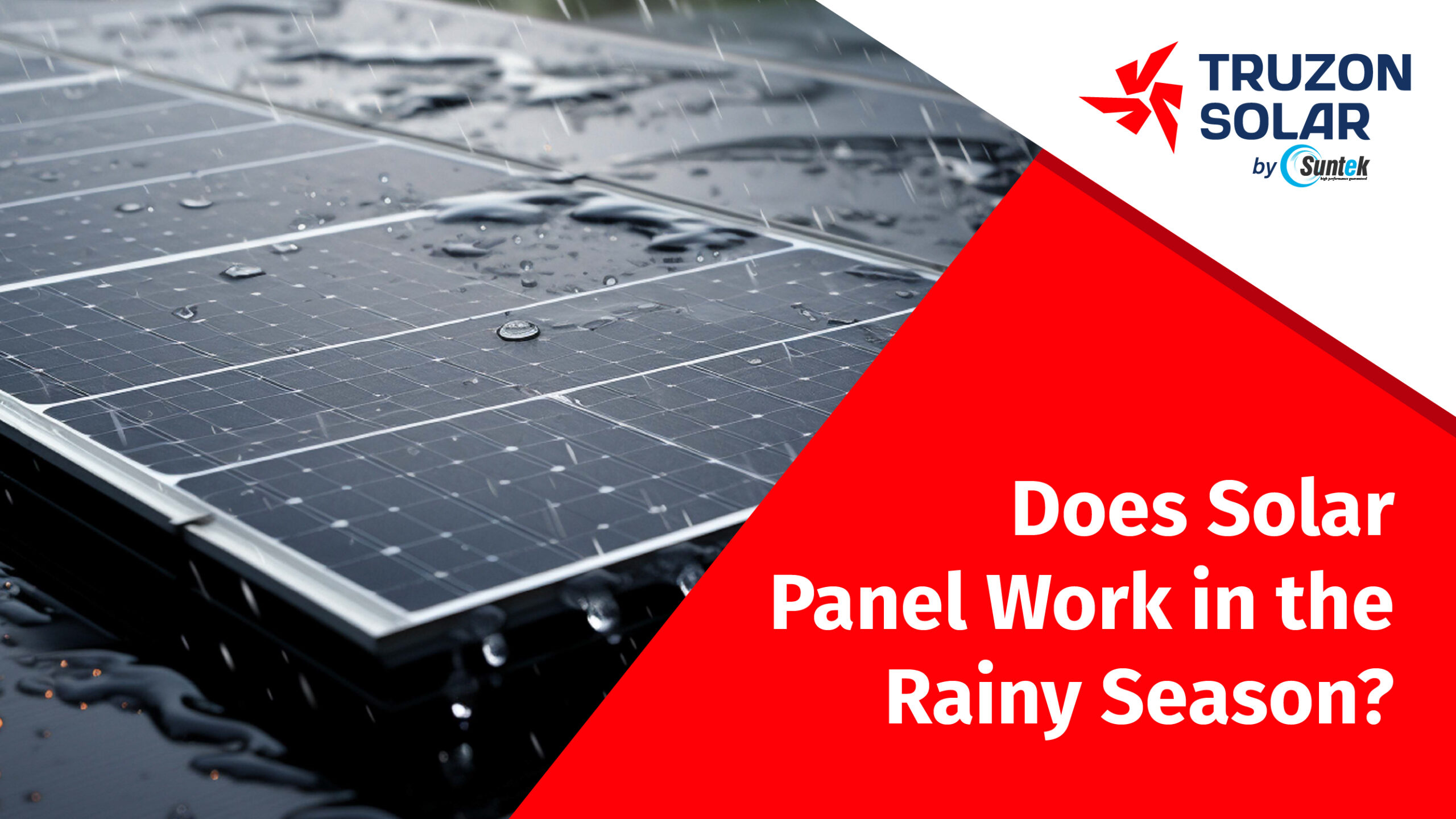 Does Solar Panel Work in the Rainy Season?