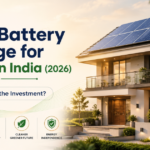 Solar Battery Storage for Homes in India (2026): Is It Worth the Investment?