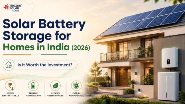 Solar Battery Storage for Homes in India (2026): Is It Worth the Investment?