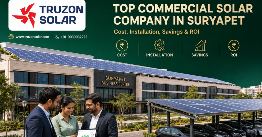 Top Commercial Solar Company in Suryapet: Cost, Installation, Savings & ROI