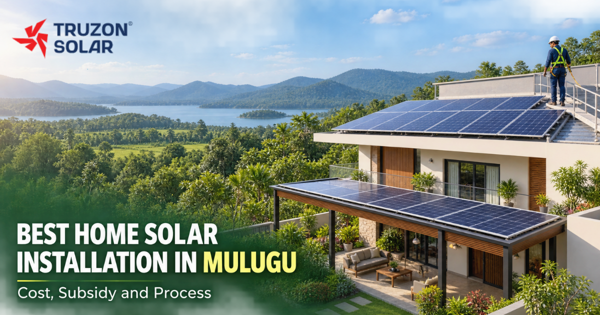 Best Home Solar Installation in Mulugu | Cost & Subsidy | Truzon