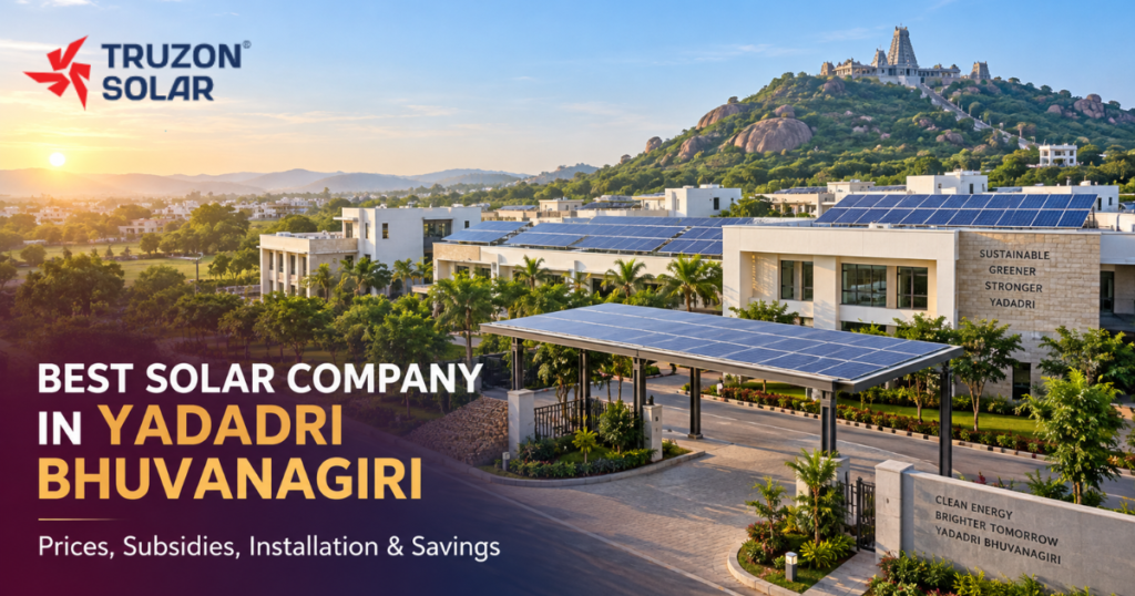Best Solar Company in Yadadri Bhuvanagiri: Prices, Subsidies, Installation & Savings