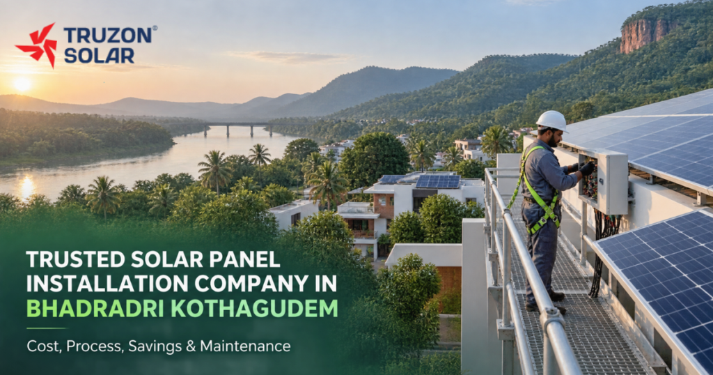 Trusted Solar Panel Installation Company in Bhadradri Kothagudem: Cost, Process, Savings & Maintenance