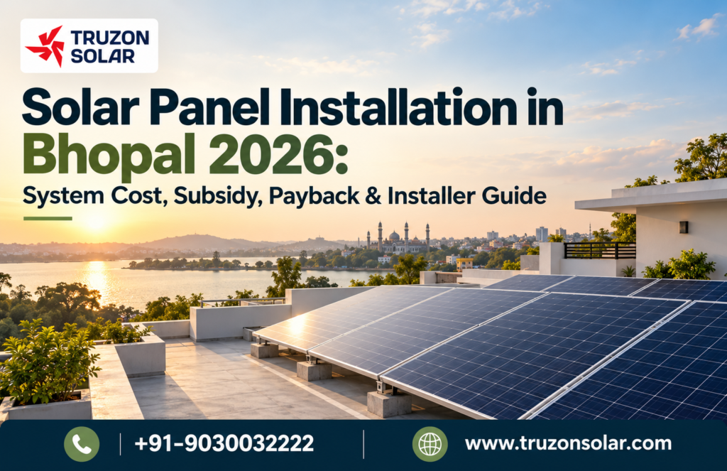 Solar Panel Installation in Bhopal 2026: Cost, Subsidy & Payback