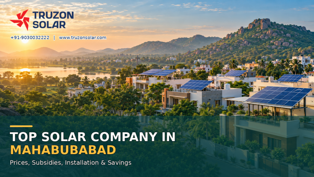 Top Solar Company in Mahabubabad: Prices, Subsidies, Installation & Savings