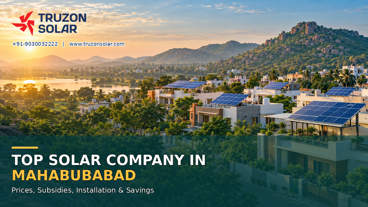 Top Solar Company in Mahabubabad: Prices, Subsidies, Installation & Savings