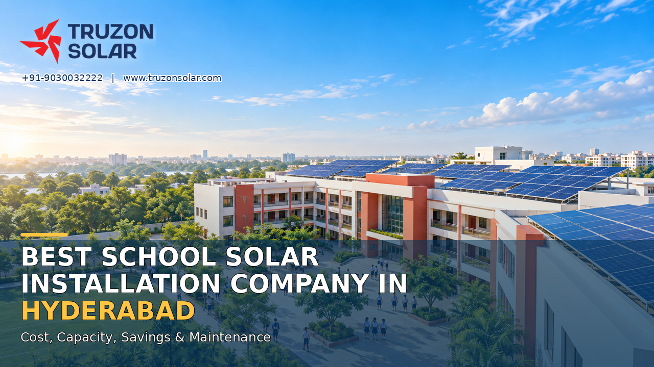 Best School Solar Installation Company in Hyderabad: Cost & Savings